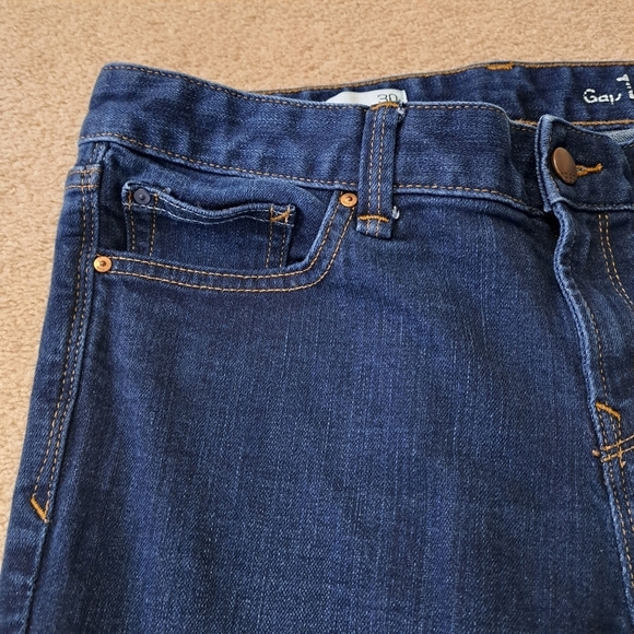 Gap Jeans Women's 30 Blue Real Straight Denim Gap 1969 Straight Leg - Picture 3 of 11